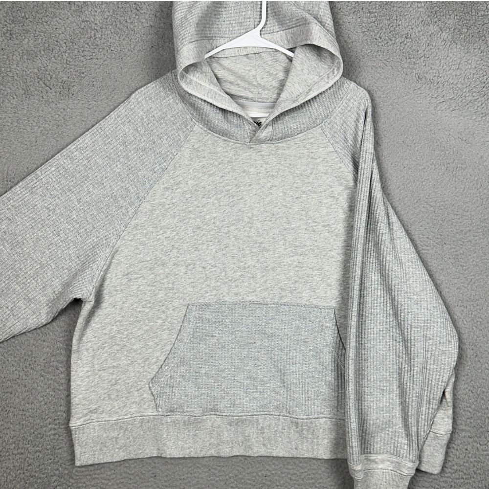 NEW Aerie Hoodie Womens XL Pullover Gray Sweatshirt Long Sleeve Pocket Outdoor
